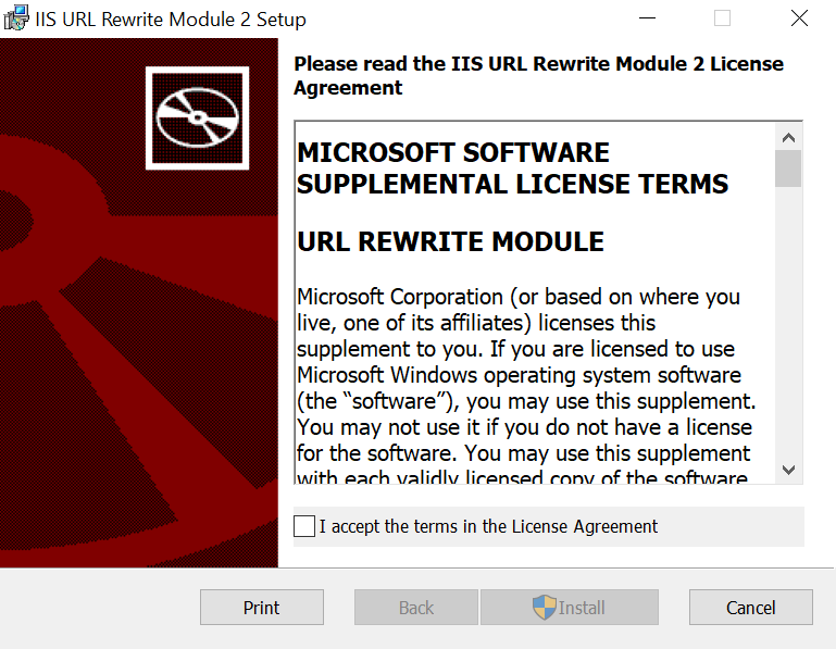 IIS Rewrite Installer