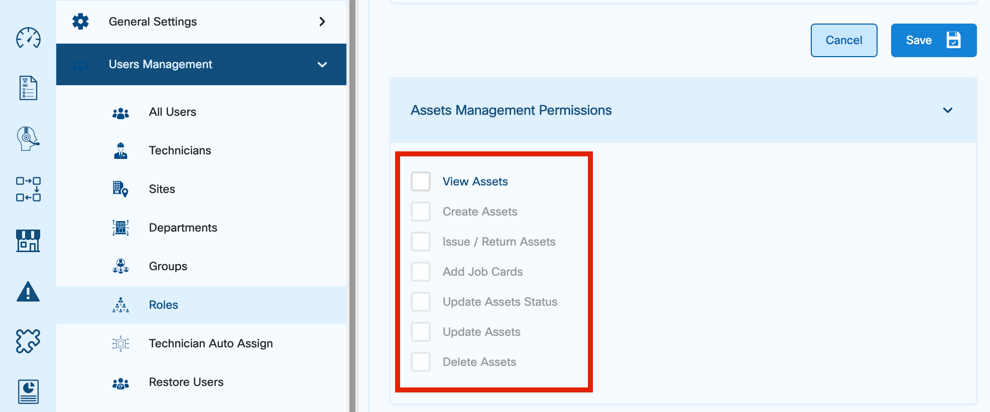 Asset Permissions