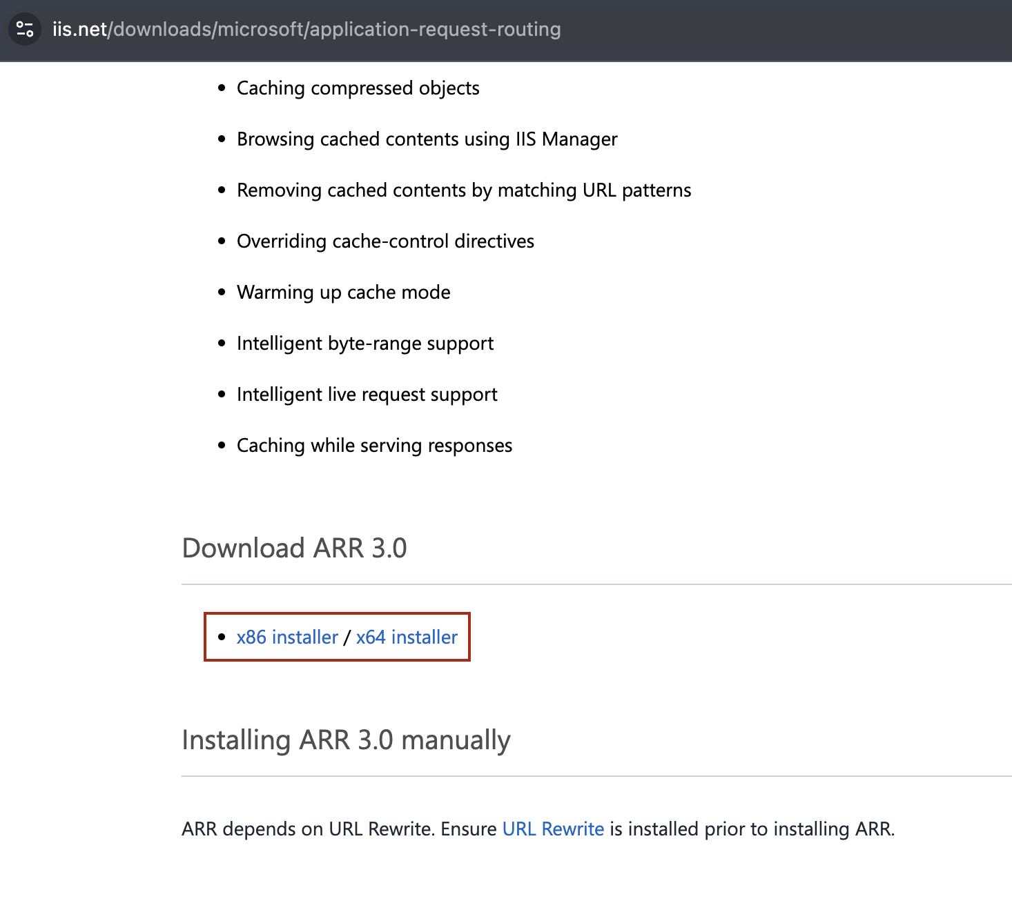 Application Request Routing