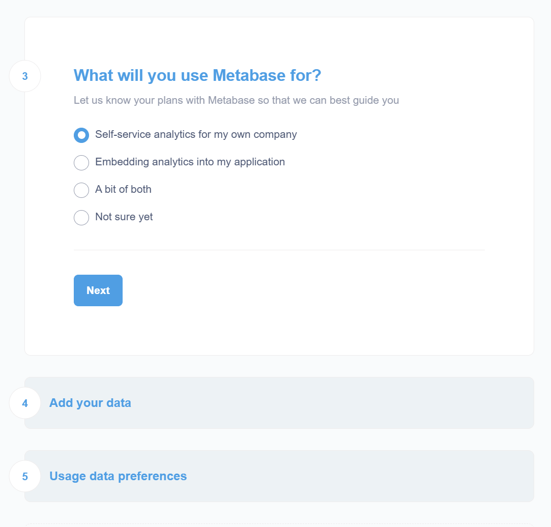 Self Service Analytics